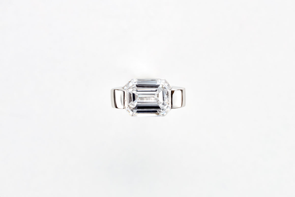 &E|ラボグロウンダイヤ ピアス エメラルドカット 0.2ct &E|ラボグロウンダイヤ ピアス エメラルドカット 0.2ct
