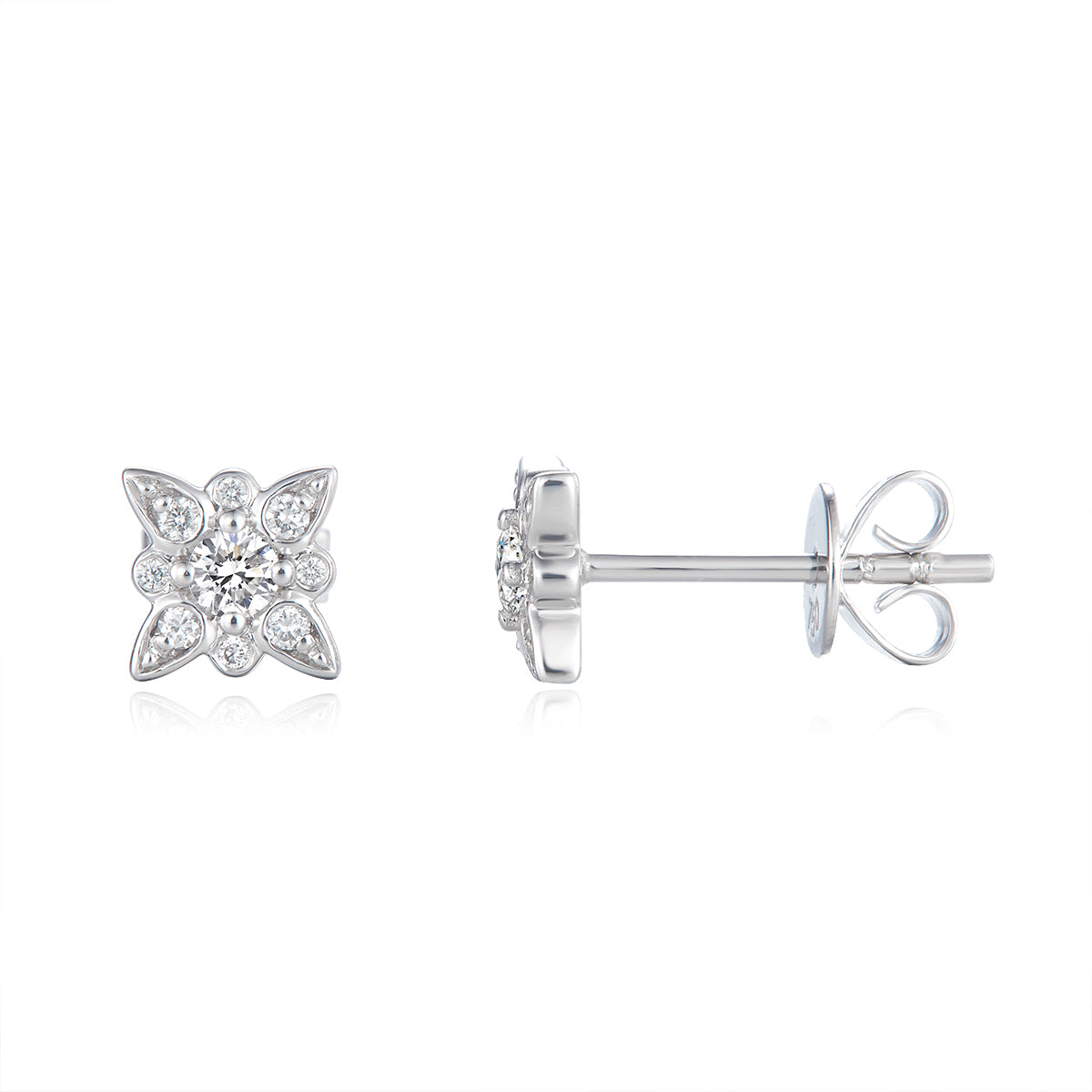 ラボグロウダイヤモンド 2カラット ピアス S007 ラボグロウンダイヤモンド/ピアス/0.50ct(プラチナ